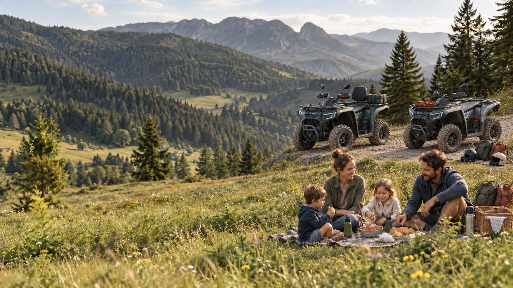 Familie / 525L verde și 525S gri / bagaje diferite